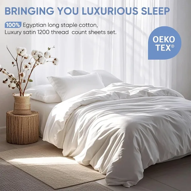 1200TC Egyptian Cotton Sheet Set – Deep Pocket 4