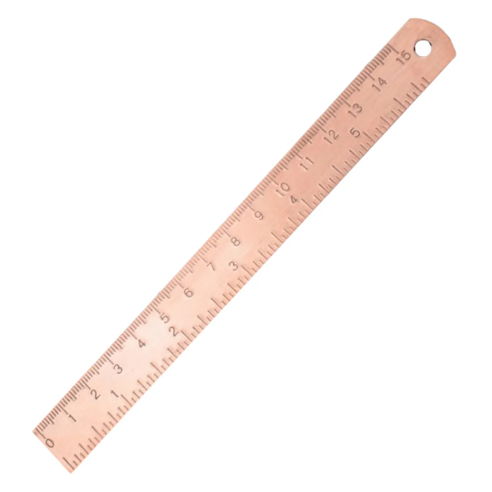 Math Ruler Measuring Tool Geometry Tool Copper Math Class Measuring Ruler six fold aluminium alloy angle ruler finder measuring ruler tile hole perforated mold template tool izer locator drill guide