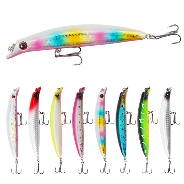 1PCS Minnow Fishing Lures 11cm 13g Popper Bait Artificial Hard Bait  Floating Sea Fishing Wobblers Pike