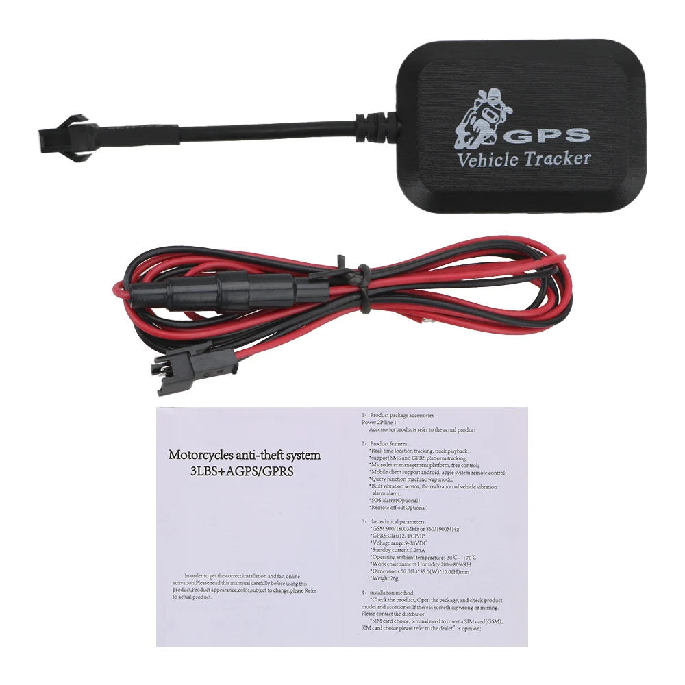 GPS Tracker Car Tracker Real Time Tracking Locator Device Real-time Vehicle Free APP Anti-theft Mini