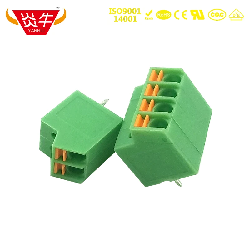 10Pcs KF250NH 3.5 2P ~ 12P PCB SPRING TERMINAL BLOCKS DG246 3.5mm 2PIN ~ 12PIN SPTA 1/ 2-3,5 PHOENIX CONTACT DEGSON KEFA