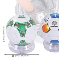 Non-Electric Football Design Pencil Sharpener Dust Cover 3 Adjustable Holes For Different Pencils Random Color Stationery Cutter 5