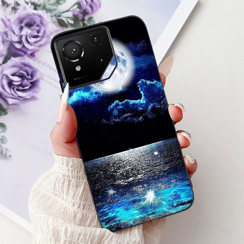 Luxury Cute Cat Silicone Shockproof Bumper Back Cover - Stylish Painted Design