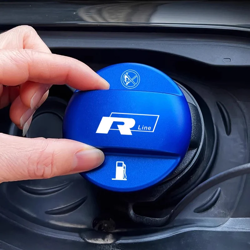 폭스바겐 VW R 라인 GTI 투아렉 골프 5 6 7 제타 파사트 B6 B7 B8 B9 티구안 자동차 오일 탱크 보호 커버 연료 탱크 캡