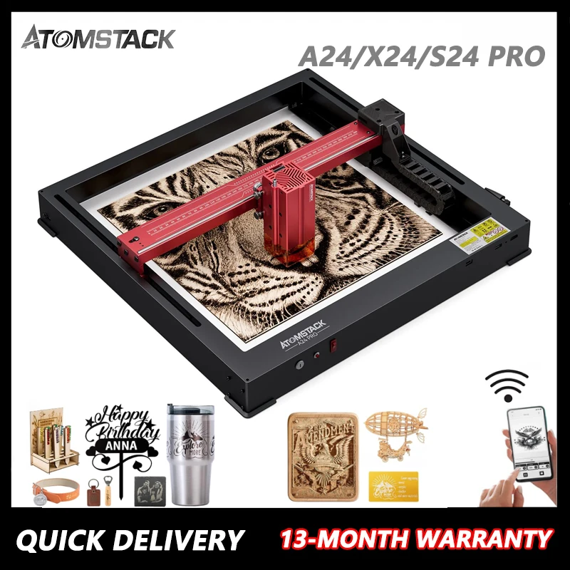Atomstack A24 X24 S24 Pro 120W Second Generation Upgraded Version Laser ...