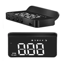 

M1 Car HUD OBD2 Head Up Display GPS Windshield Projection Speedometer With Over Speed Alarm Fatigue Driving Reminder For All Car