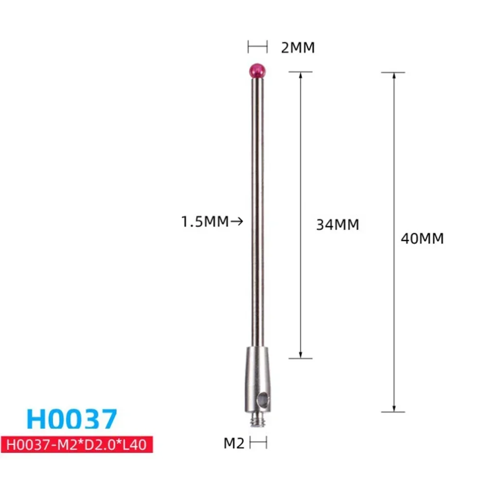 M2 볼 Cmm 스타일러스 스레드 CNC 측정 프로브, 스타일러스 포인트 접촉 H7805/H1345/H7806/H0033/H7808/H8663/H0034/H0035 CMM 프로브