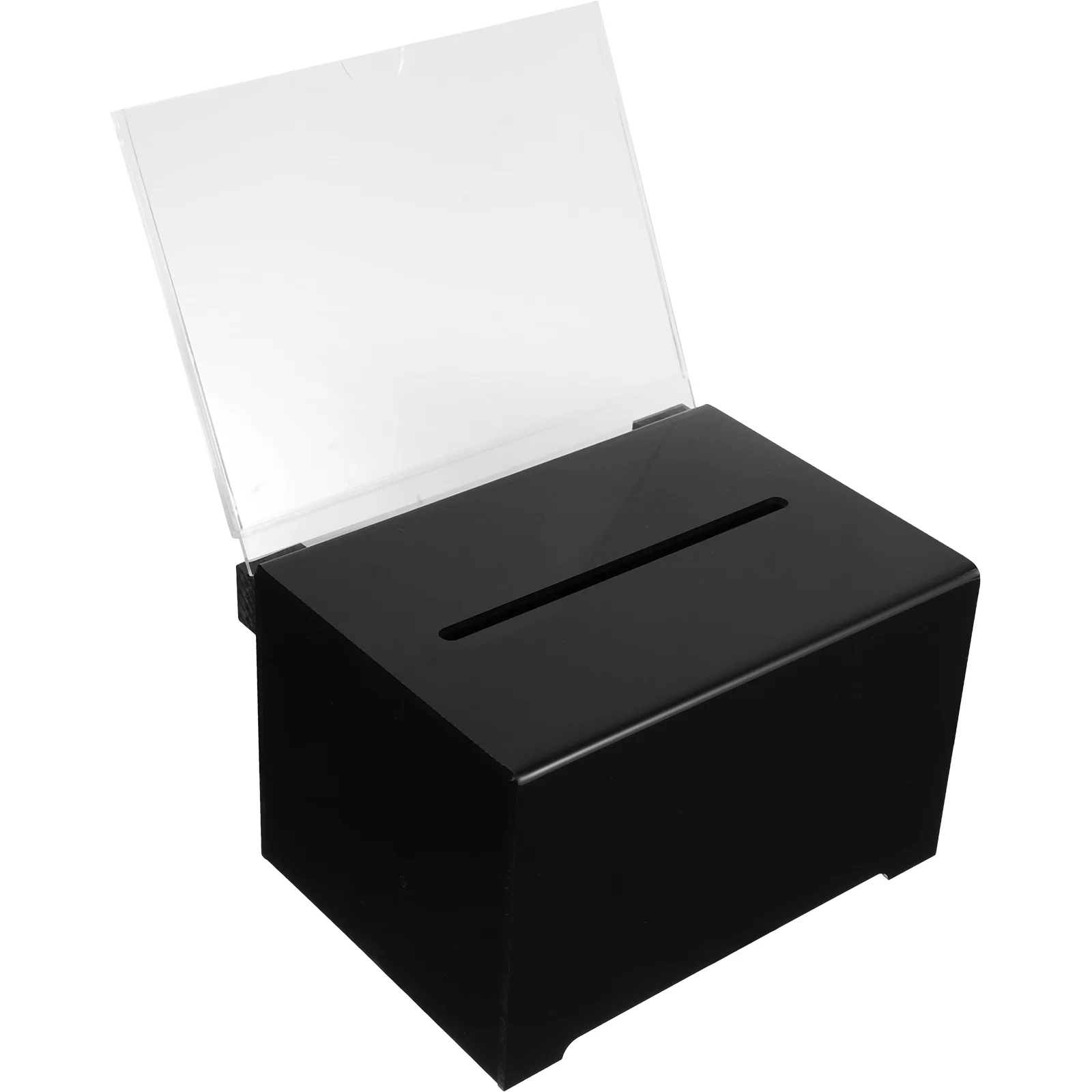 

Multi-use Suggestion Box Ballot Box Donation Box with Lock for Fundraising