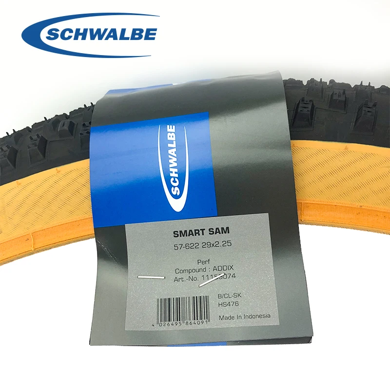 SCHWALBE Original SMART SAM 27.5/29x2.25 Brown Sidewall Bicycle