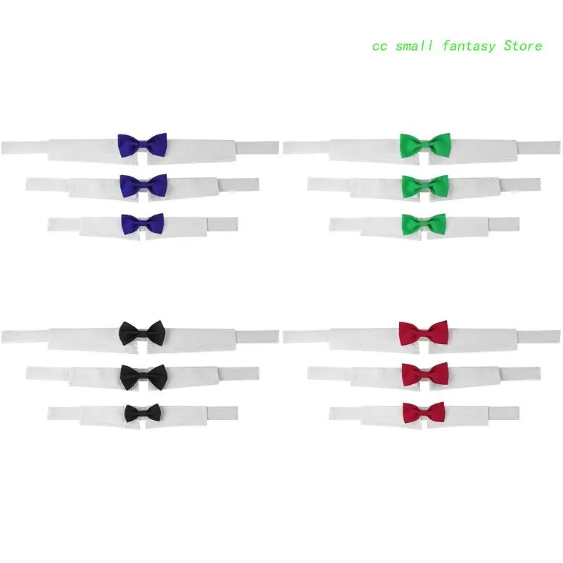 

Removable Bowtie Collar Pet Necktie for Special Occasion Dog Party Costume
