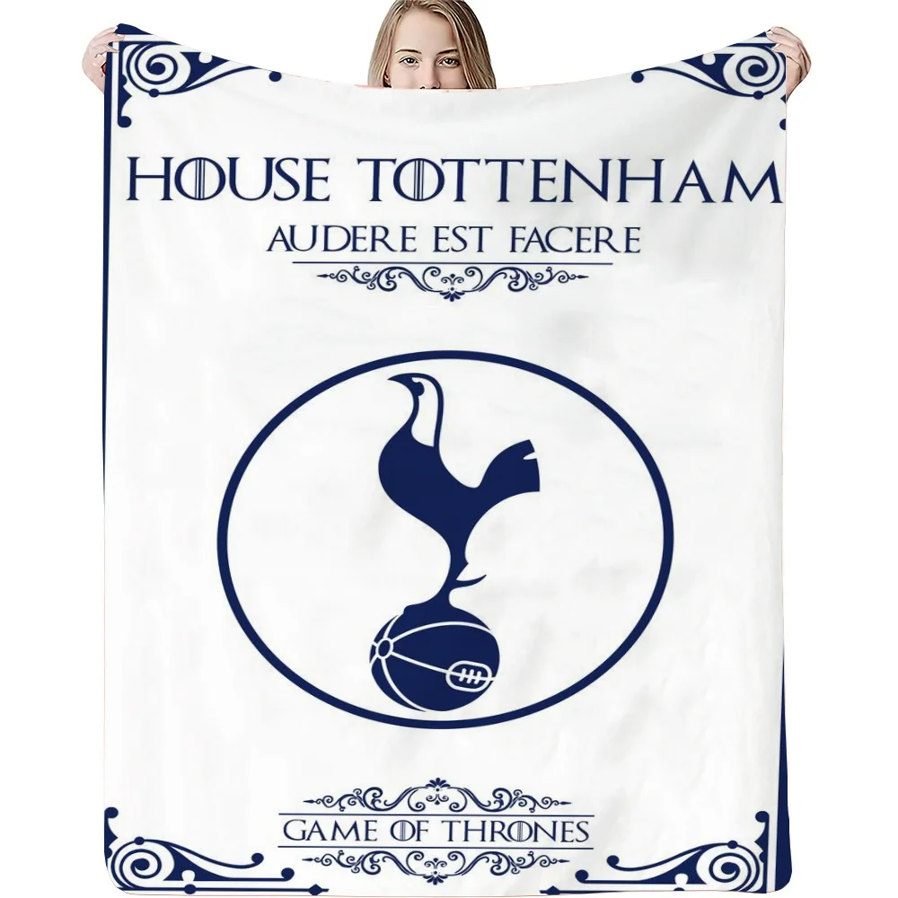 Tottenham Hotspur Flannel Blanket for Sofas Sofa Blankets & Throws Luxury Bedding Winter Bed Blankets Offers Cute Throw Blanket 4