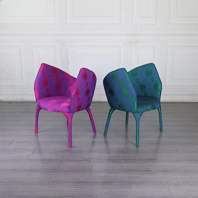 

Simple Living Room Single-Seat Sofa Chair Art Armrest Armchair