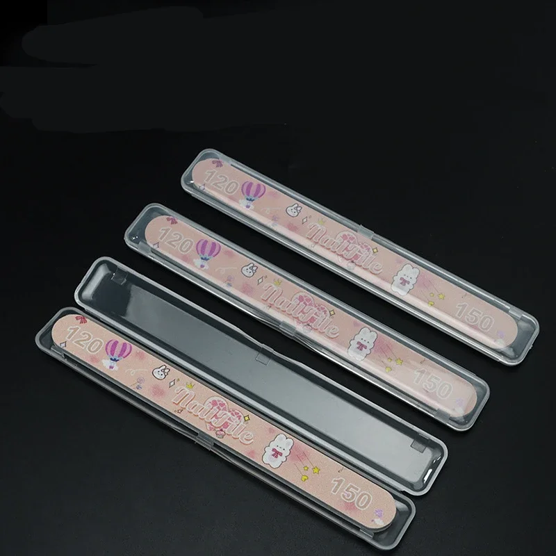 

2pcs Nail File Storage Box Brush Nail Art Tool Tableware Nail Brush Long Chopsticks Storage Box Dust-proof Display Accessories