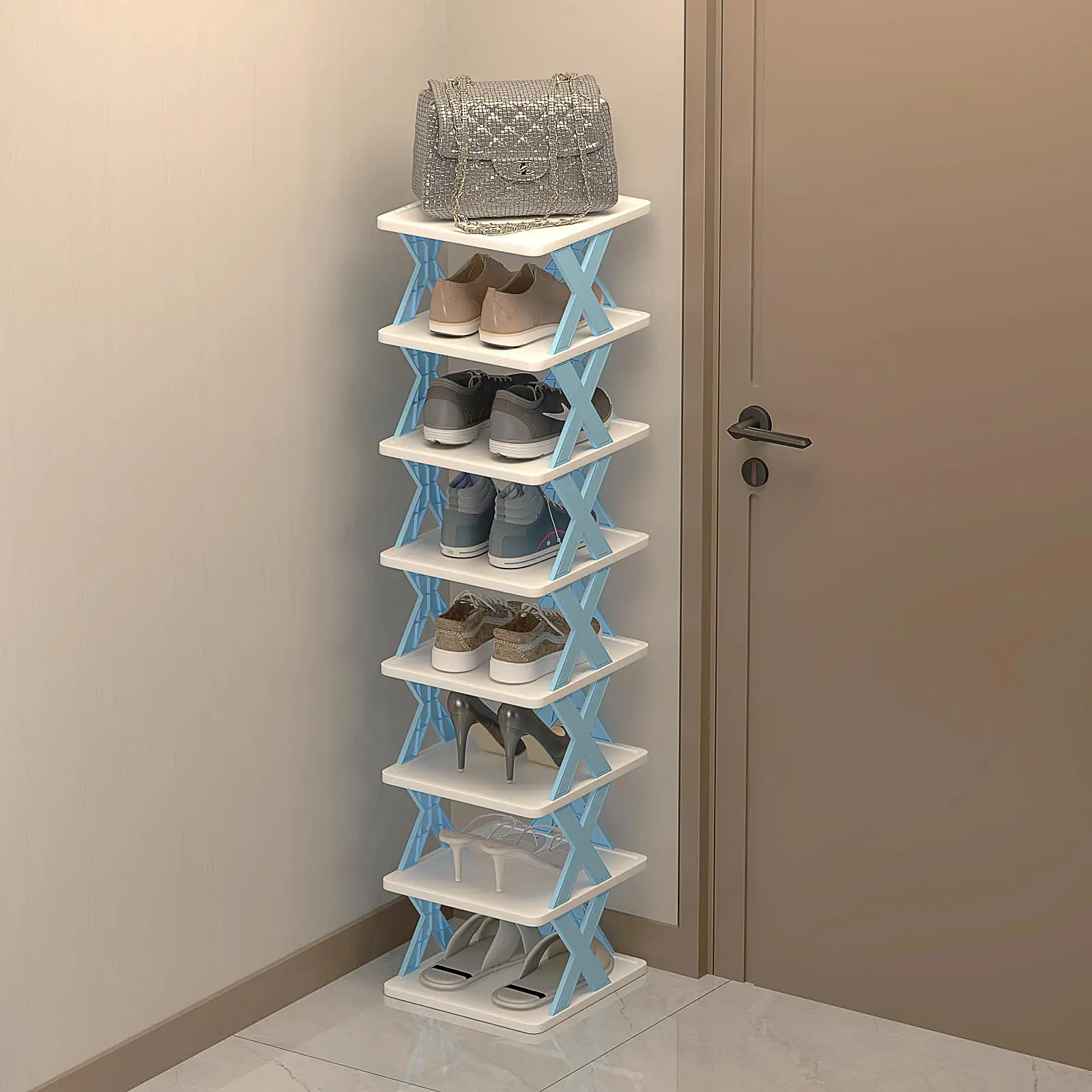 Shoes Racks Storage Organizer Detachable Shoe Racks Saves Family Household Rack Multi Layer Simple Shoes Shelf Color Cabinet storage rack,shoe rack