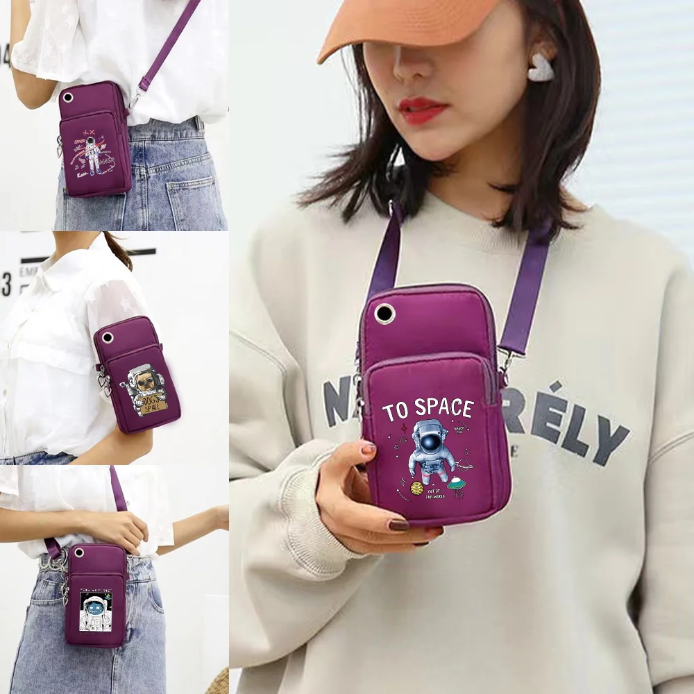 

Universal Mobile Phone Bag Fashion Iphone 14 Pro Max/Huawei/Xiaomi/oppo/vivo Retro Storage Bag Pattern Printing Messenger Bags