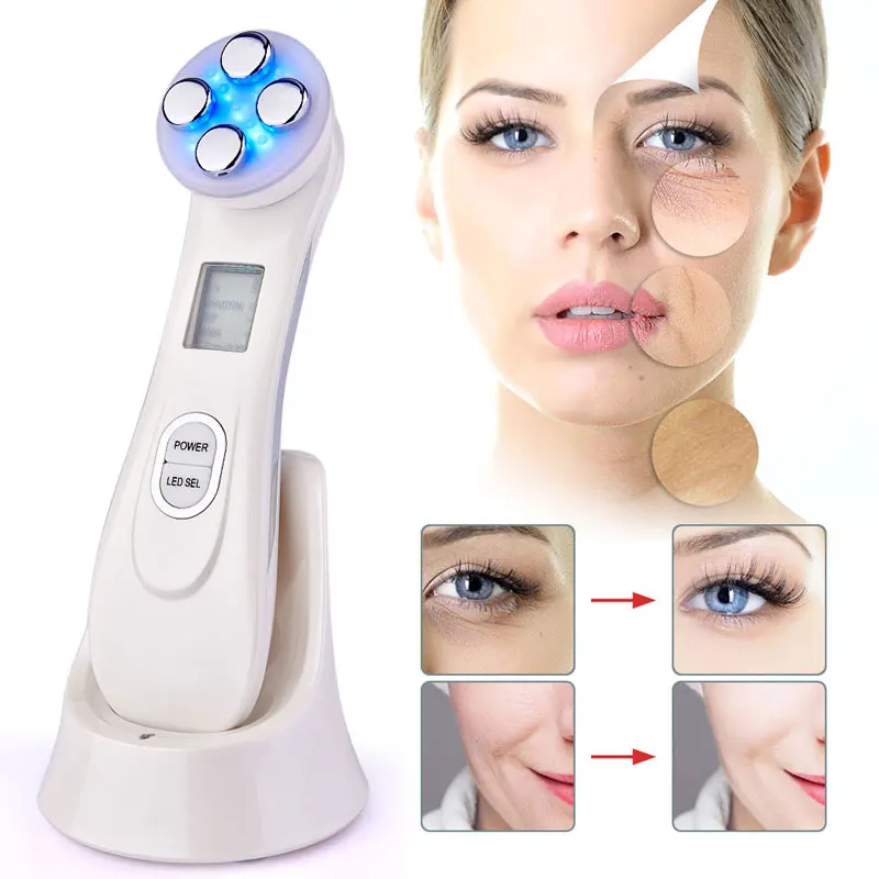 Rf Ems Led Light Electroporation Mesoterapy Facial Tighten Skin Care Radio  Frequency Face Lifting Machine Beauty Device - Rf Devices - AliExpress