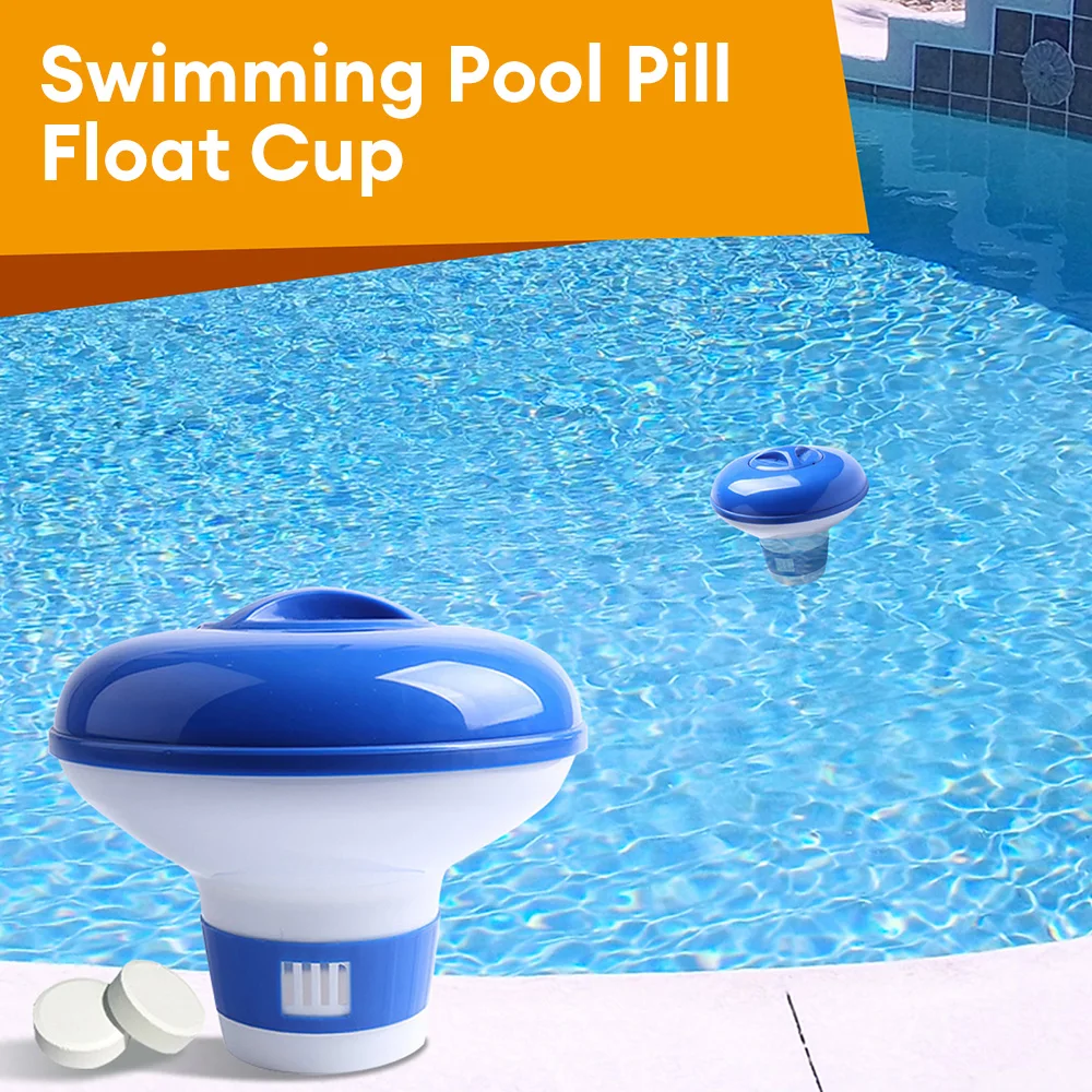 

1Pcs Floating Swimming Pool Chemical Floater Chlorine Bromine Tablet Floating Dispenser Applicator Swimming Spa Hot Tub Supplies