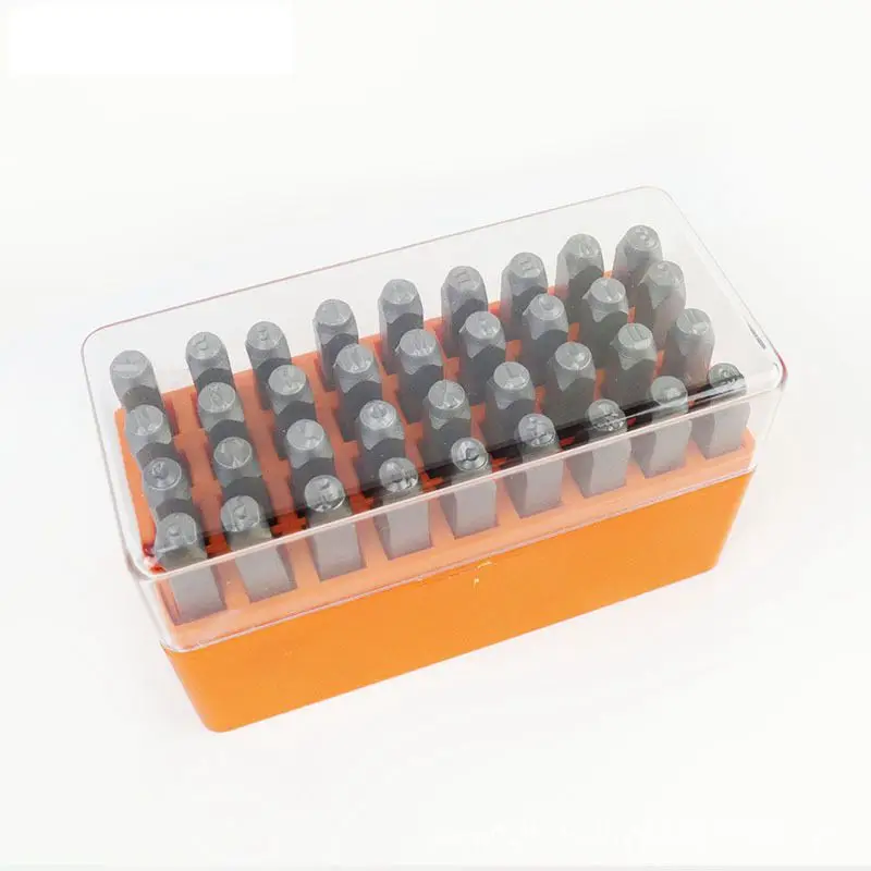 Russian Alphabet Metal Stamps 36Pcs/Set Russian Lettter Puncher DIY Jewerly Stamper Metal Leather Craft Tool