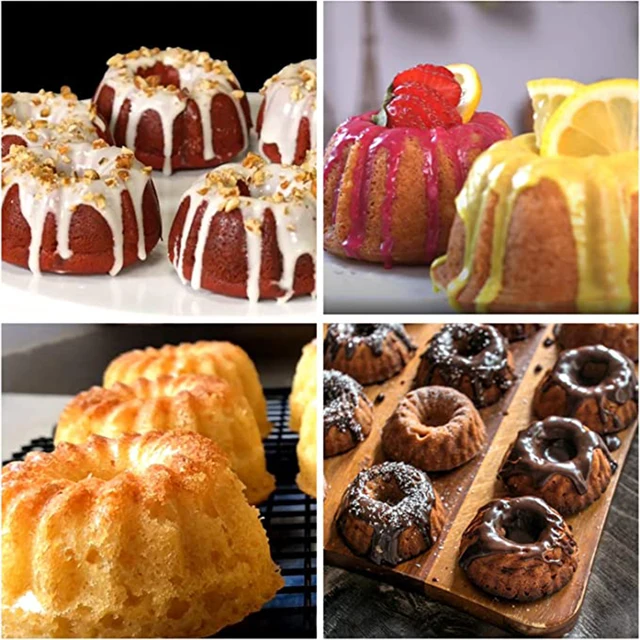 Stampo Ciambellone Antiaderente 21cm - In Acciaio Per Forno - Foto 4