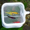 Extendable Aquarium Square Net - Stainless Steel Fish & Shrimp Catcher w/Foldable Handle, Tank Clean Tool for Plant/Algae