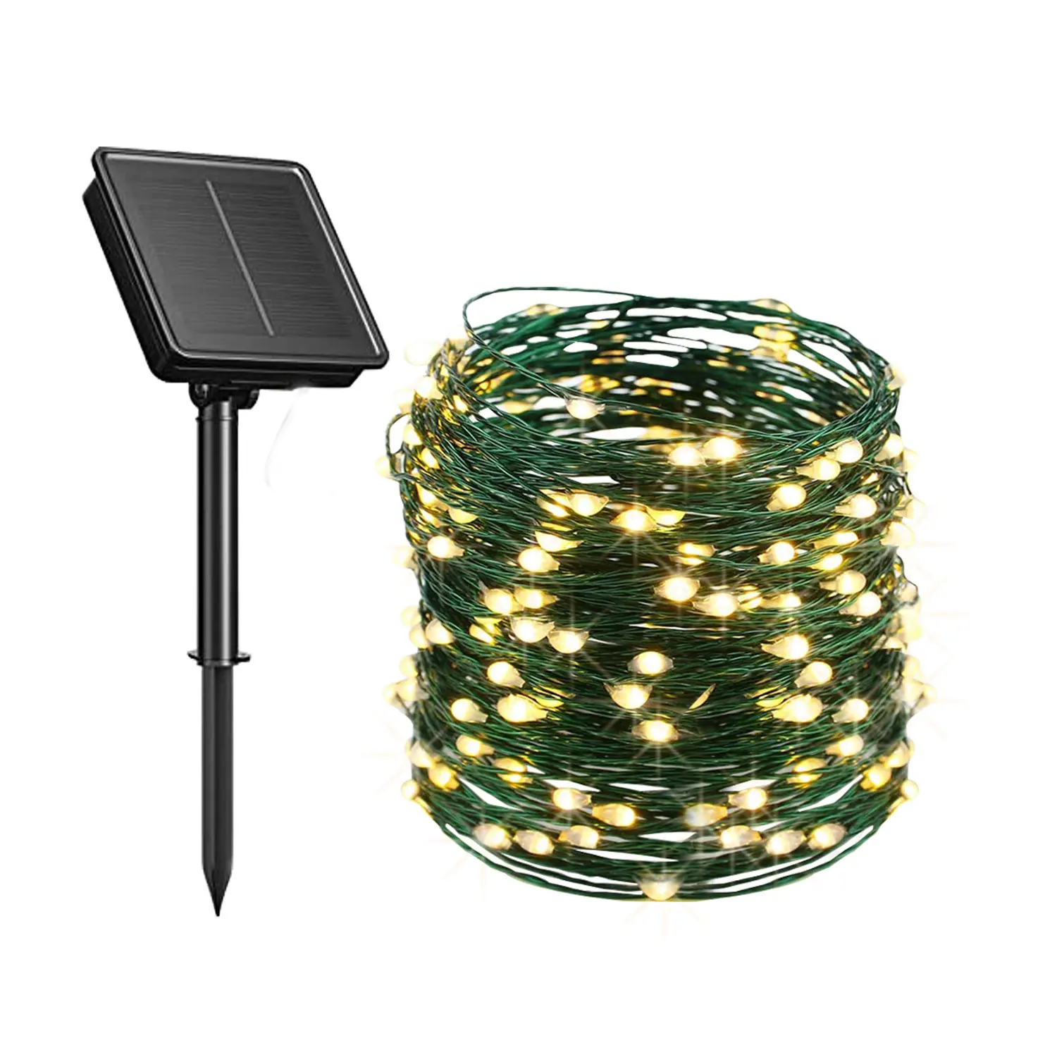 

10-100M Led Fairy Lights Copper Wire String Holiday Solar Powered for Outdoor Lamp Christmas Wedding Party Bedroom Decoration