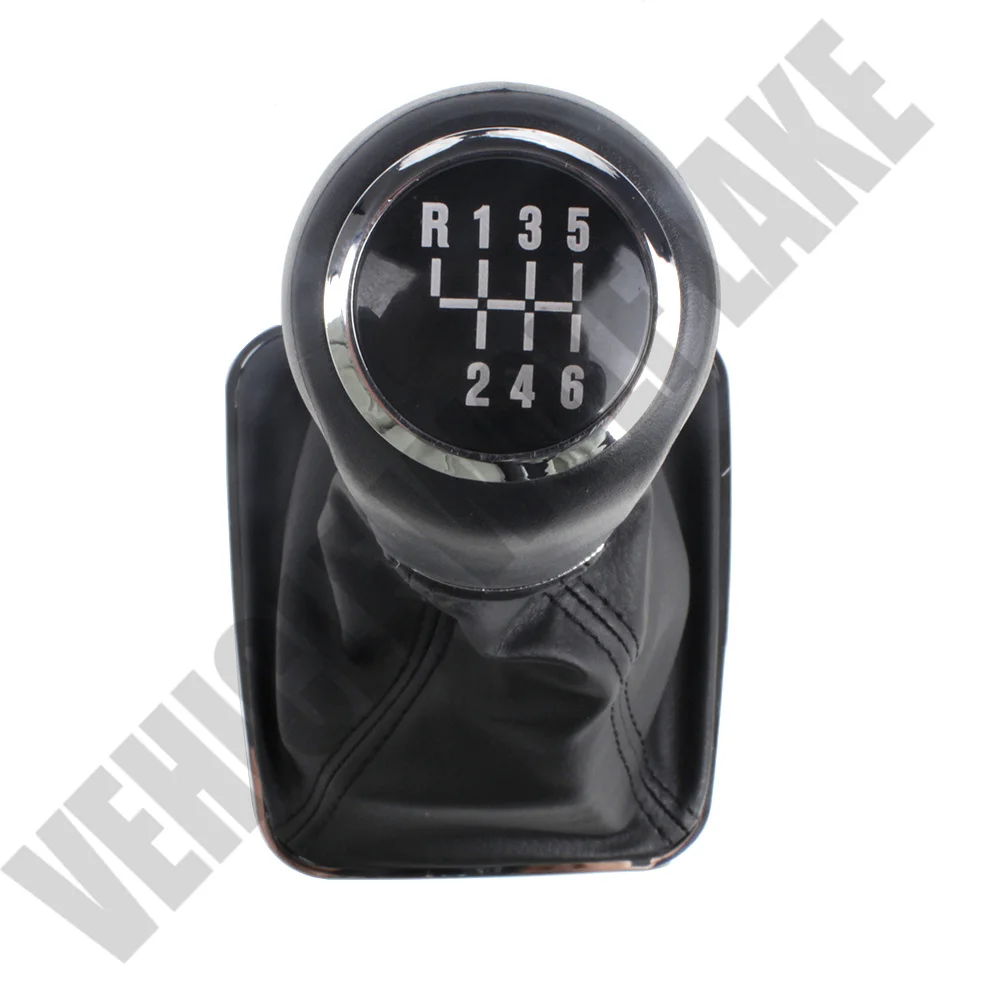 Pomello Cambio Per Opel Vauxhall Zafira B 2005-2014 - Manuale 5 Marce, In Pelle E ABS - Foto 3