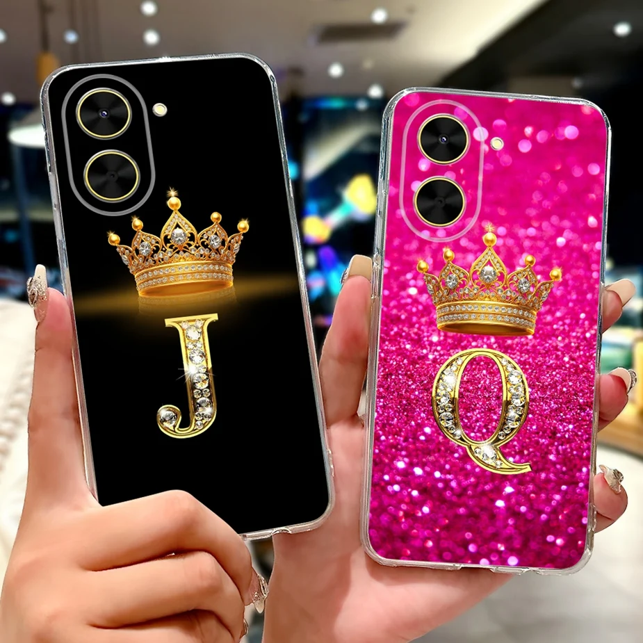Luxury Fashion Letters Soft Slim Phone Case Cover, Compatible with Xiaomi and Redmi Models