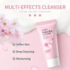 Laikou Sakura Facial Cleanser Deep Cleansing Pores Oil Control Moisturizing Brightening Face Wash Gentle For All Skin Types 50g
