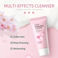 Laikou Sakura Whitening Facial Cleanser Foam Moisturizing Deep Remove Cleansing Acne Milk Oil Control Exfoliating Shrink Pores 3