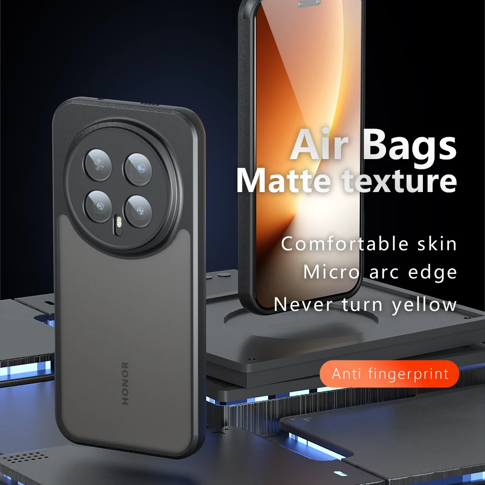 Premium Airbag Super Protection Soft Clear Matte Back Cover