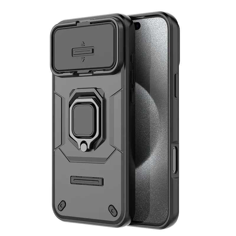 Heavy Duty Armor Case with Kickstand Holder and Phone Bag