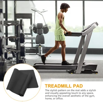 Treadmill Mat Hardwood Floor Pad Treadmill Pad Treadmill Accessory Rubber Mat for Floor Gym 4