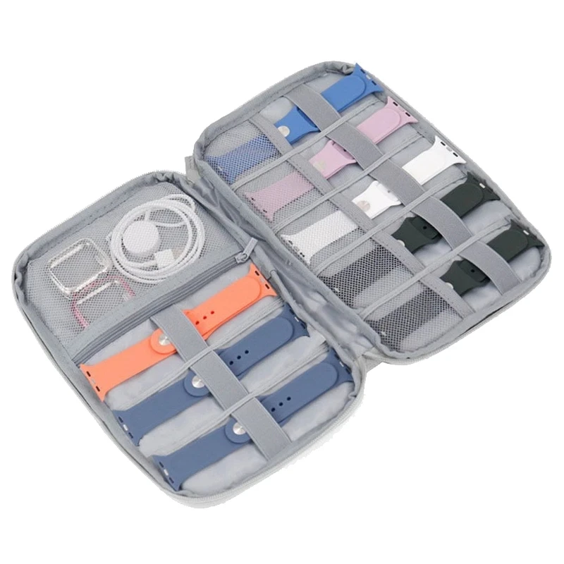 Watchband Box For Apple watch series ultra 9 8 7 SE 6 Strap Organizer Holder Bag Storage Case samsung galaxy watch4/5/6 active 2