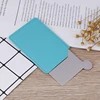 1 x stainless steel mirror with carry sleeve Card Pocket Mirror Makeup Portable Travel Stainless Steel Unbreakable 3
