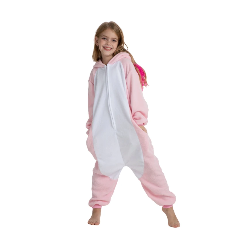 Kids Pink Newt Cute Cartoon Cosplay One Piece Pajamas Baby Animals Halloween Boys Girls Yellow axolotl Kigurumi Anime Pajamas Kids Pajamas