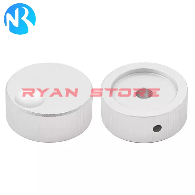 2PCS 알루미늄 솔리드 코어 손잡이 캡 크기 32*13mm 13X32MM 내부 Iole은 직경 6mm입니다. 전위차계 인코더 밴드 스위치 Kno
