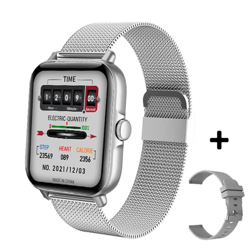 2022 New Smart Watch Women Men Full Touch Screen Sport Fitness Ladies Watch Waterproof Smartwatch Bluetooth Call for Android IOS 