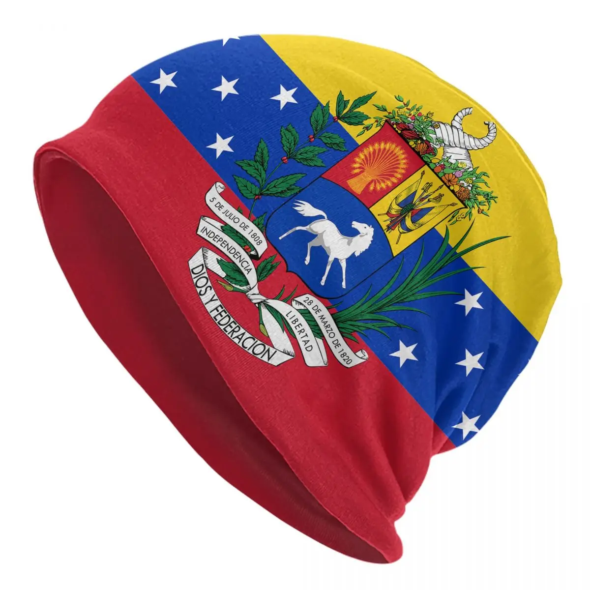 

Flag Of Venezuela Caps Venezuelan Casual Unisex Outdoor Skullies Beanies Hat Spring Warm Thermal Elastic Bonnet Hats