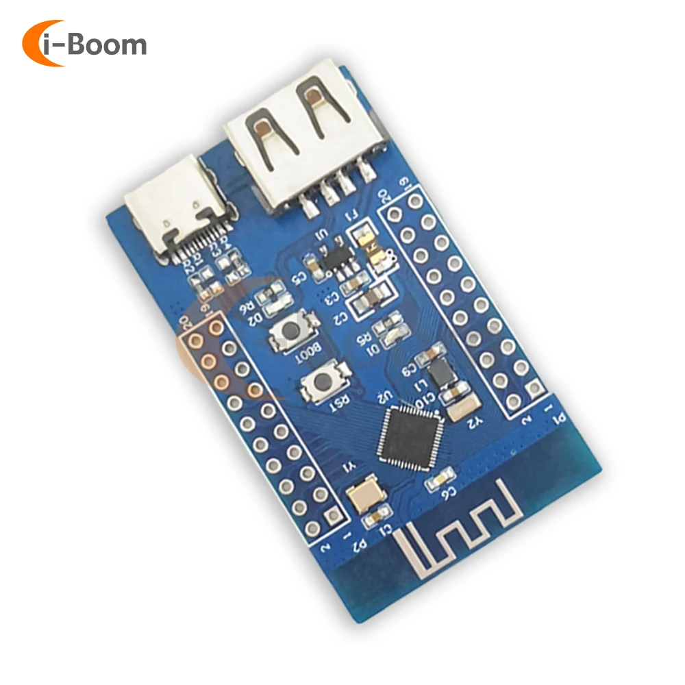 

CH582M Development Board Bluetooth 5.3 RF2.4G Microcontroller Low-power Bluetooth Dual USB RISC-V CH582M Development Board