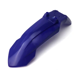 Universal Motorcycle Front Fender Mudguard - Durable Plastic Plate for Motocross and Off - Road Bikes (Blue)