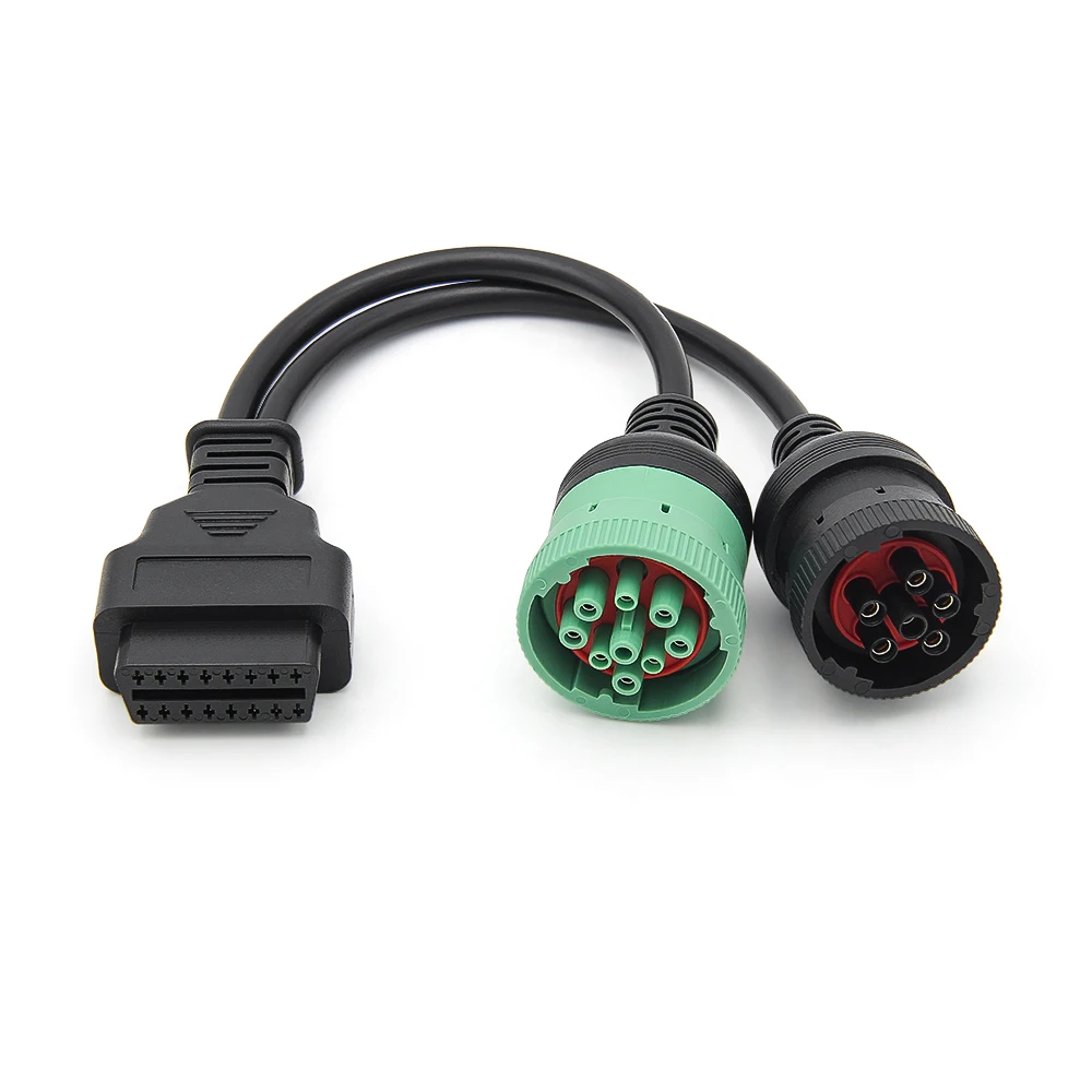 8 Pcs OBD2 OBDII Full Set Diagnostic Tool Adapter Truck Cables For CDP B9 E