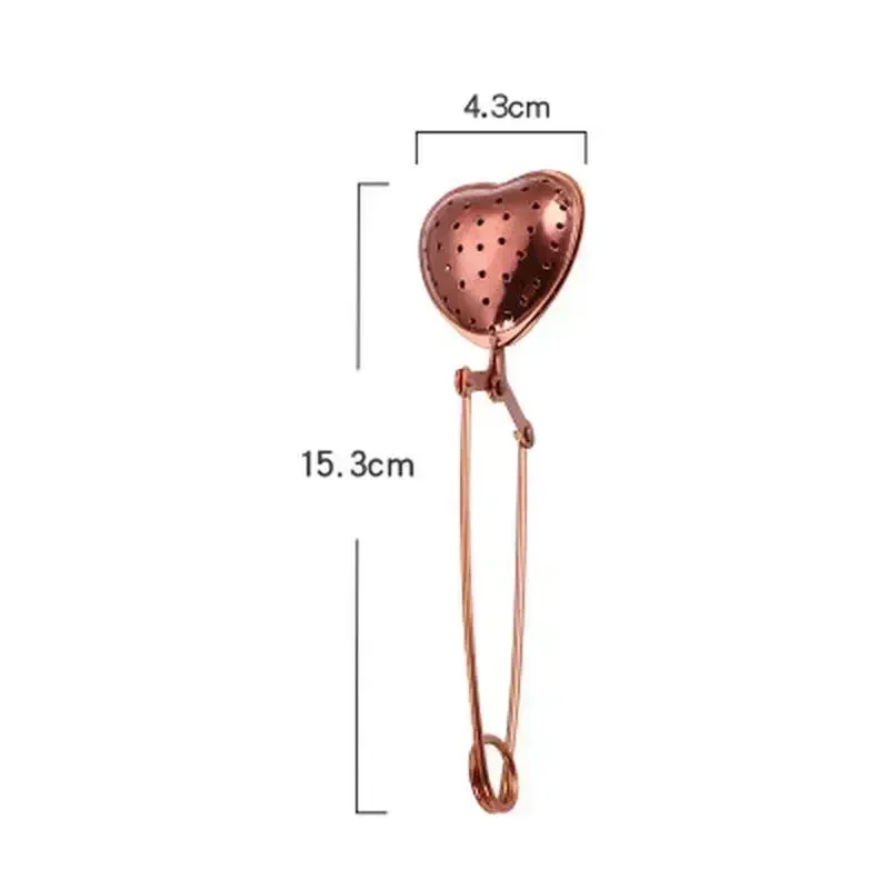 Description Picture 5 of itemStar Shape Practical Snap Stainless Steel Mesh Tea Ball Infuser Tea Strainer New Home Kitchen Convenience Tea Slotted Spoon Tool