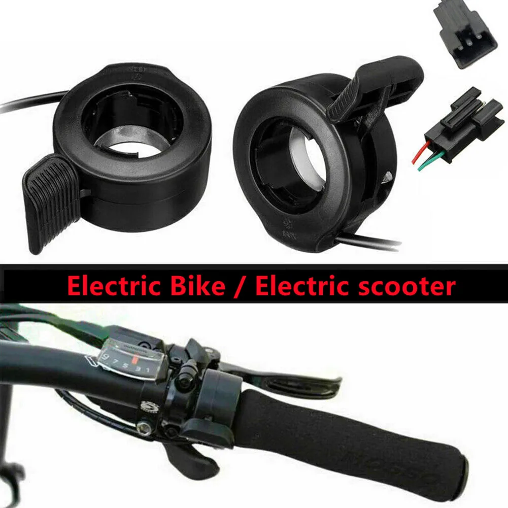 

22mm Electric Scooter Thumb Finger Trigger Throttle Left Right E-bike E-Motorcycle Bicycle Thumb Throttle Speed Control Assembly