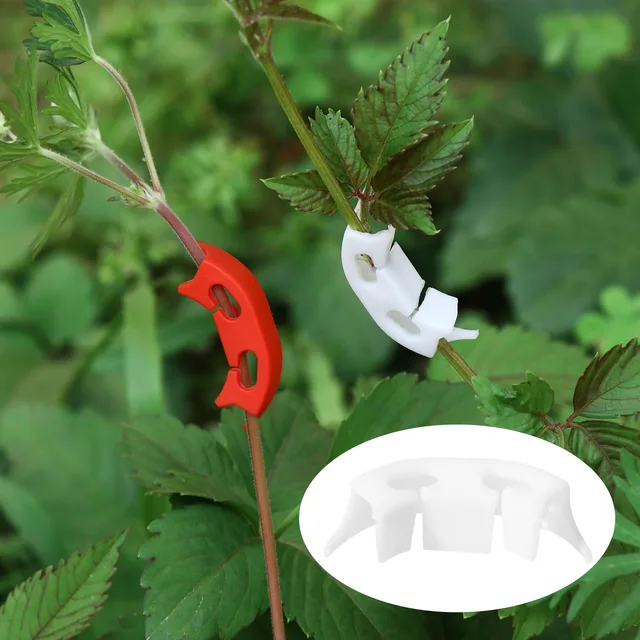 10PCS 3.5*1cm Gardening Fixer 90 Degree Plant Bender Trainer Plant Support Guides For Plants Clip Bending Twig Clamp Accessories 5