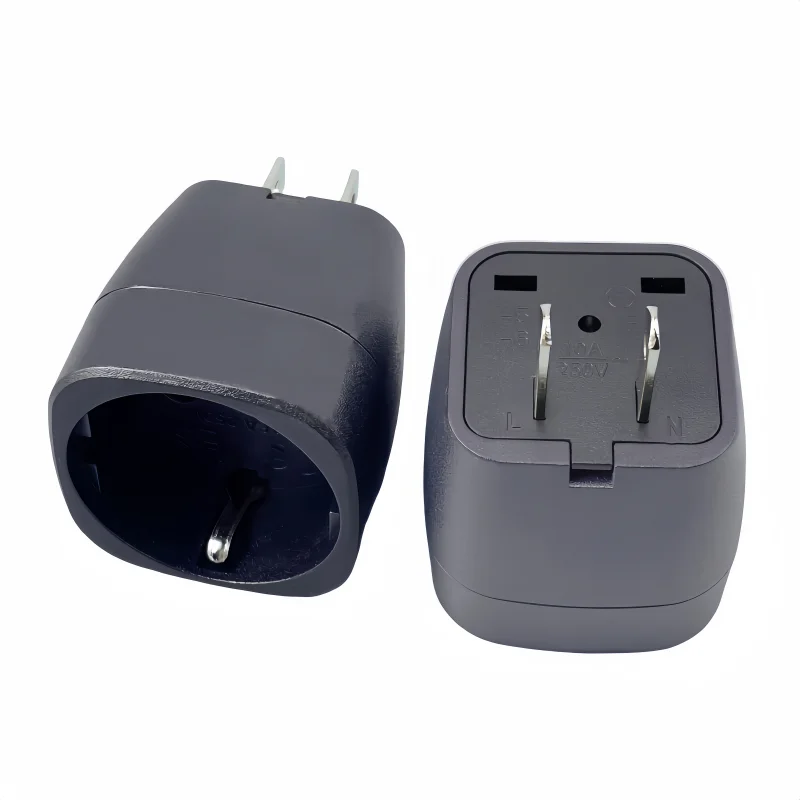 Universal AC Power Plug Adapter for EU, Switzerland, and Italy - Ideal for Travel
