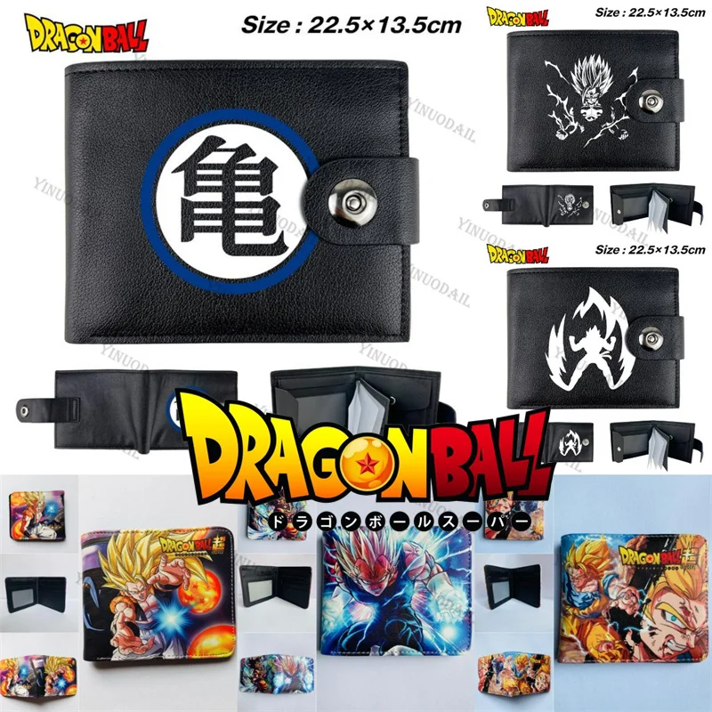 Zamasu Anime Figure Portafoglio Dragon Ball Purse Portamonete Portamonete Money Clutch Wristlet Cover Organizer Portafoglio Porta Carte