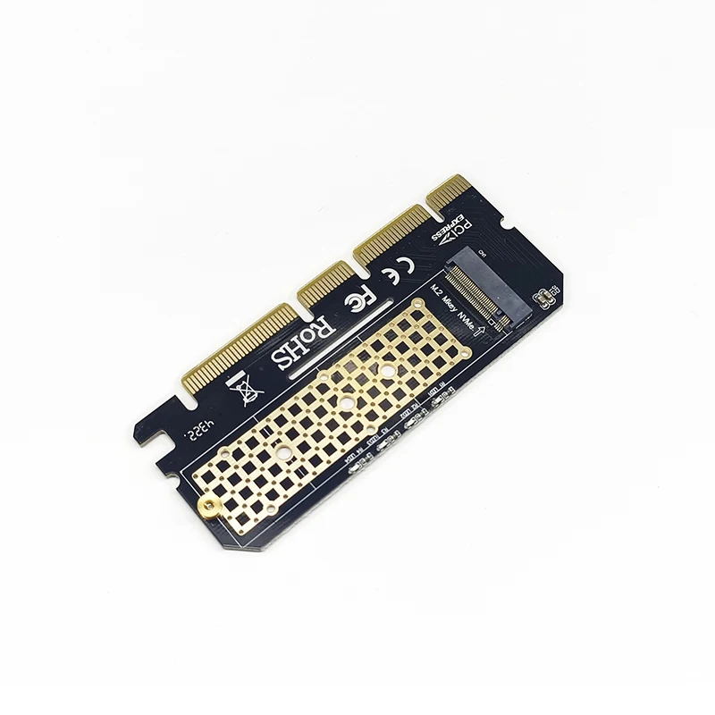 새로운 NVME PCIE 어댑터 PCI Express 3.0 X4/X8/X16-M 키 M.2 NVME 라이저 확장 카드 지원 2230 2242 2260 2280 M2 SSD 마이닝