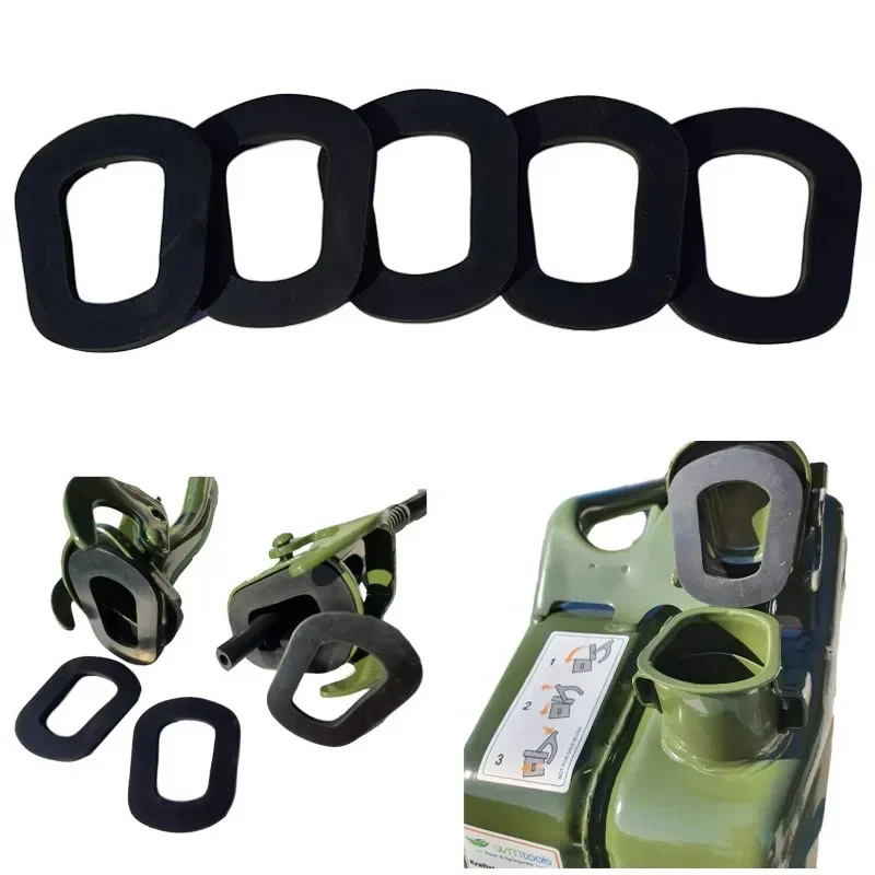 

2/4/5Pcs Automobile Rubber Seal Gaskets Petrol Fuel Seal Oil Drum Seal Gasket Spare For Jerry Cans Petrol Canister 5/10/20 L