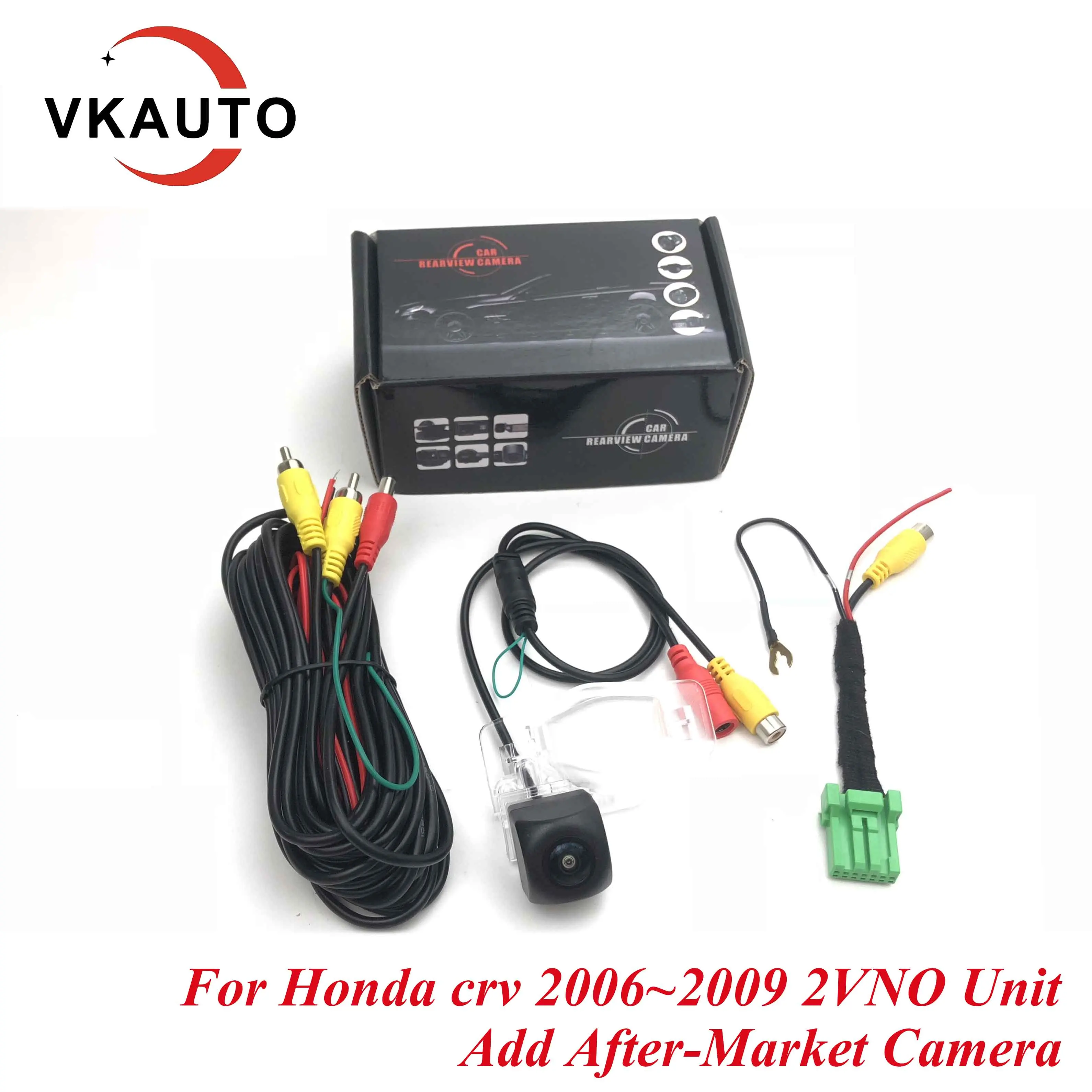 

VKAUTO C7 зеленый коннектор адаптер кабель для Honda Crv 2006 ~ 2009 2VNO блок добавить после продажи камеры