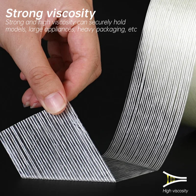 Fiberglass Tape Strong Fixation Mesh Tape Lithium Battery Insulating Transparent Waterproof Single Side Packing waterproof tape electrical insulating tape waterproof sealing tape insulation tape insulating tape packing tape